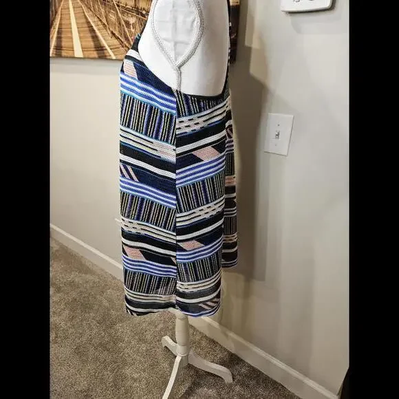 Jessica Simpson Stylish Multi-Striped Summer Dress - Picture 2 of 7